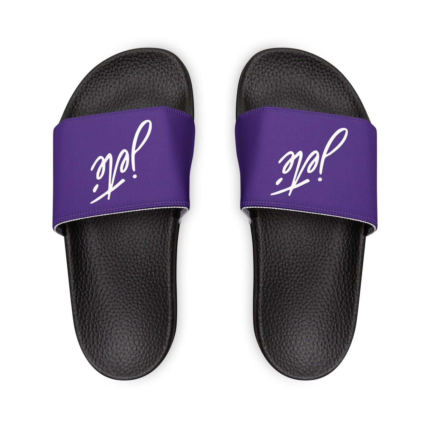 WOMEN'S SIZES - “Jeté” Official Logo Dance -Inspired Custom Footwear | Women’s Sandal Slides with Removable Straps