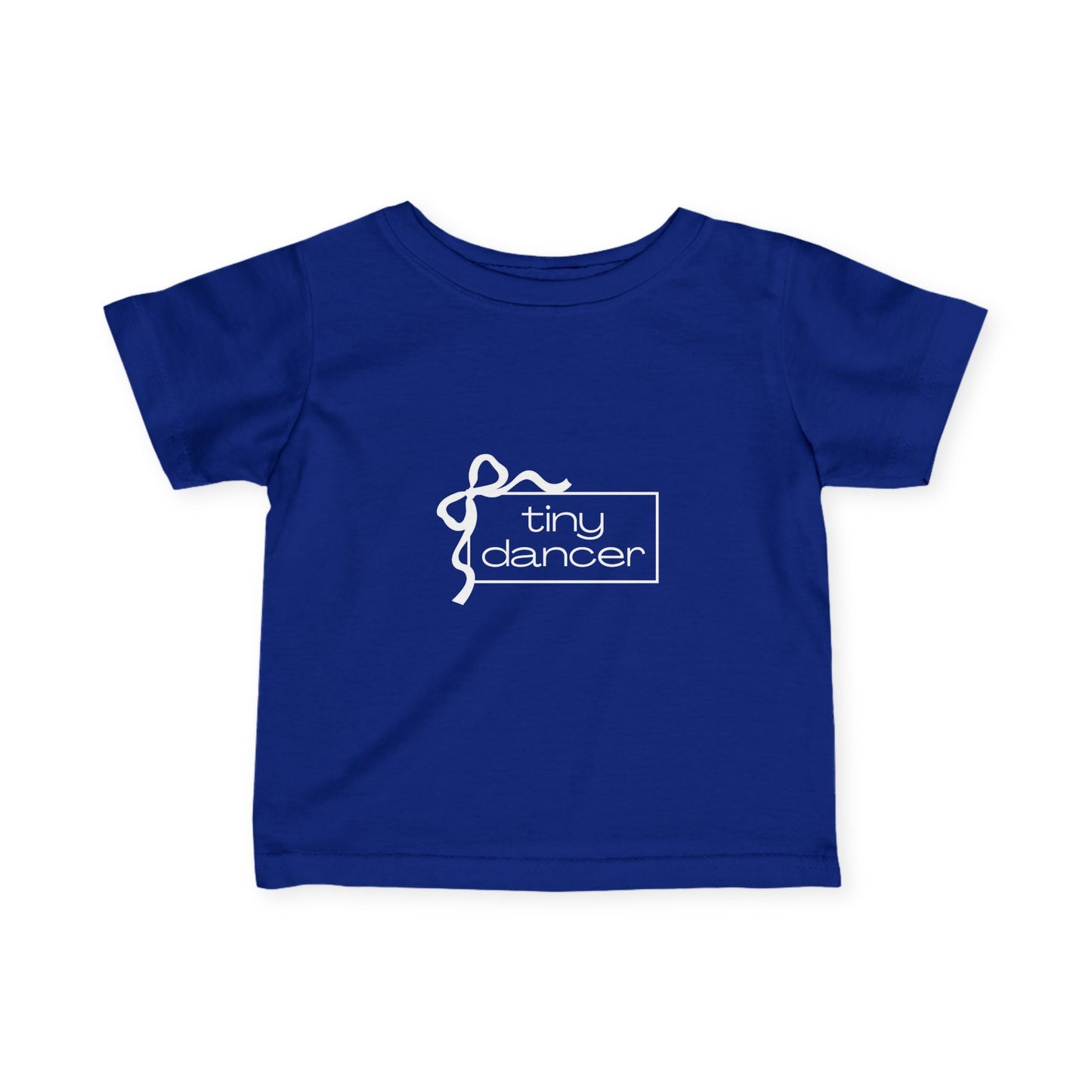 “Tiny Dancer” Infant Fine Jersey Tee – Adorable Dance-Themed Baby T-Shirt for Future Ballerinas and Little Movers