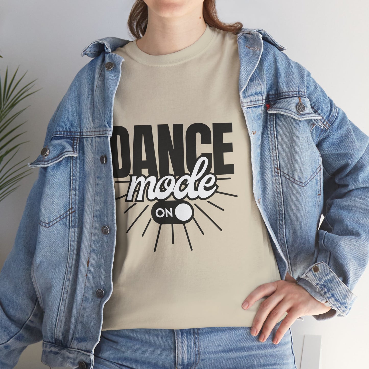Dance Mode: On Unisex Heavy Cotton T-Shirt – Dance-Inspired Graphic Tee for Adults & Kids