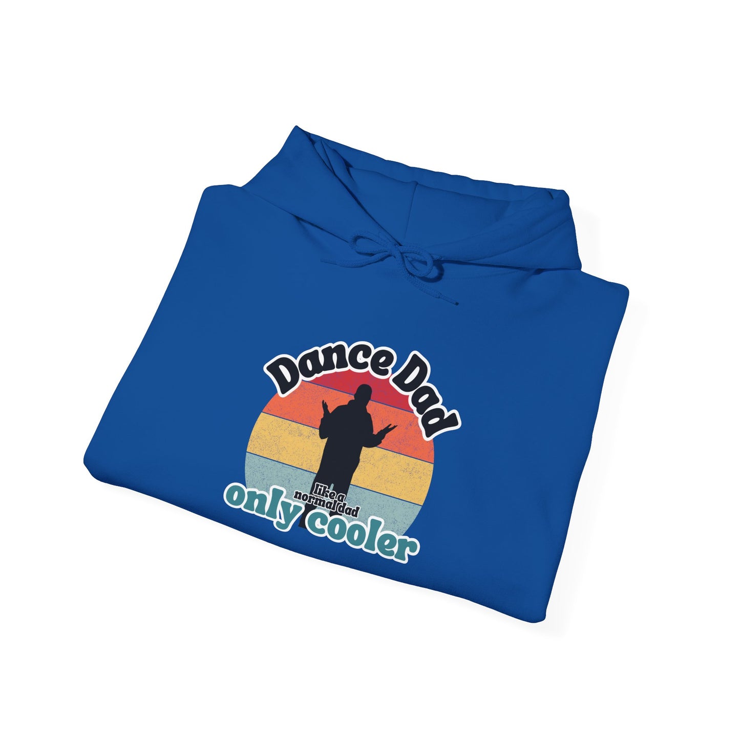 Dance Dad Retro Hoodie – Funny Unisex Heavy Blend™ Hooded Sweatshirt for Cool Dance Dads