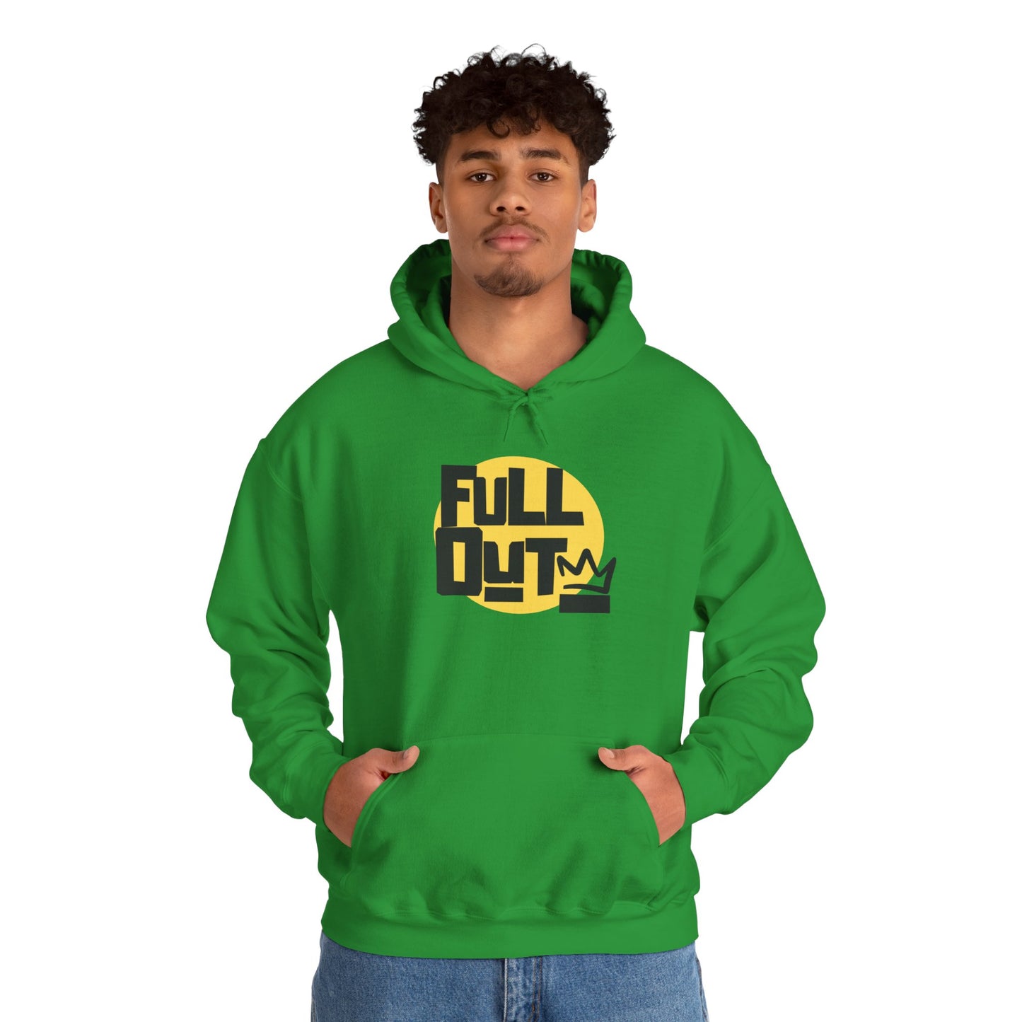 "Full Out" Dance Hoodie – Bold Streetwear-Inspired Unisex Hooded Sweatshirt for Dancers
