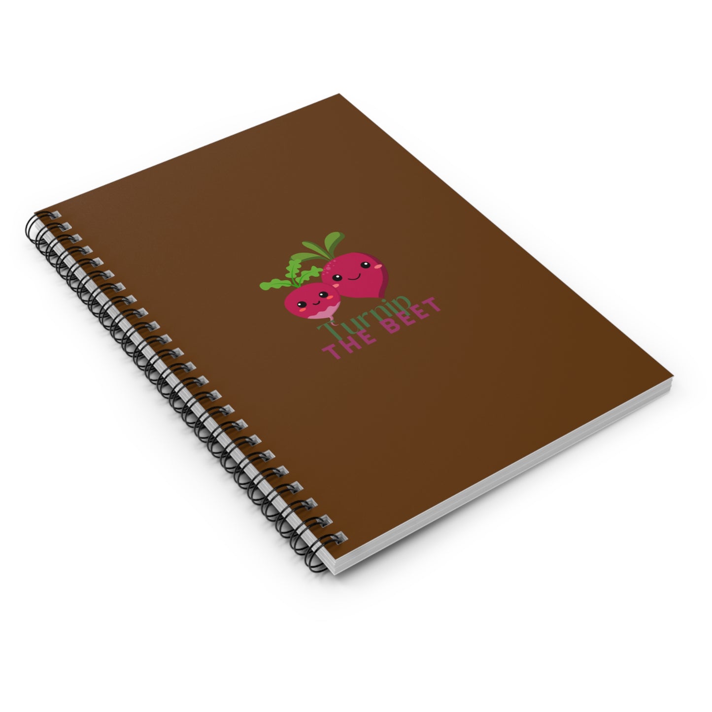 "Turnip the Beet" Spiral Notebook – Cute Veggie Dance Pun Journal for Dancers, Foodies & Pun Lovers