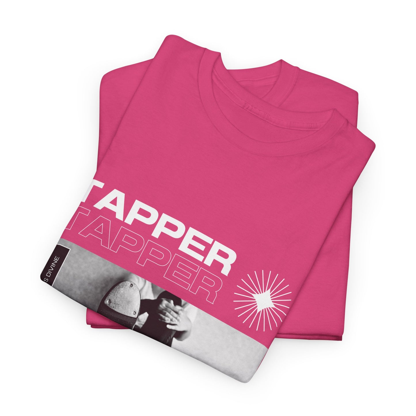“Tapper” Tap Dance Unisex Heavy Cotton Tee – Streetwear-Inspired Tap Shoes Graphic T-Shirt for Dancers
