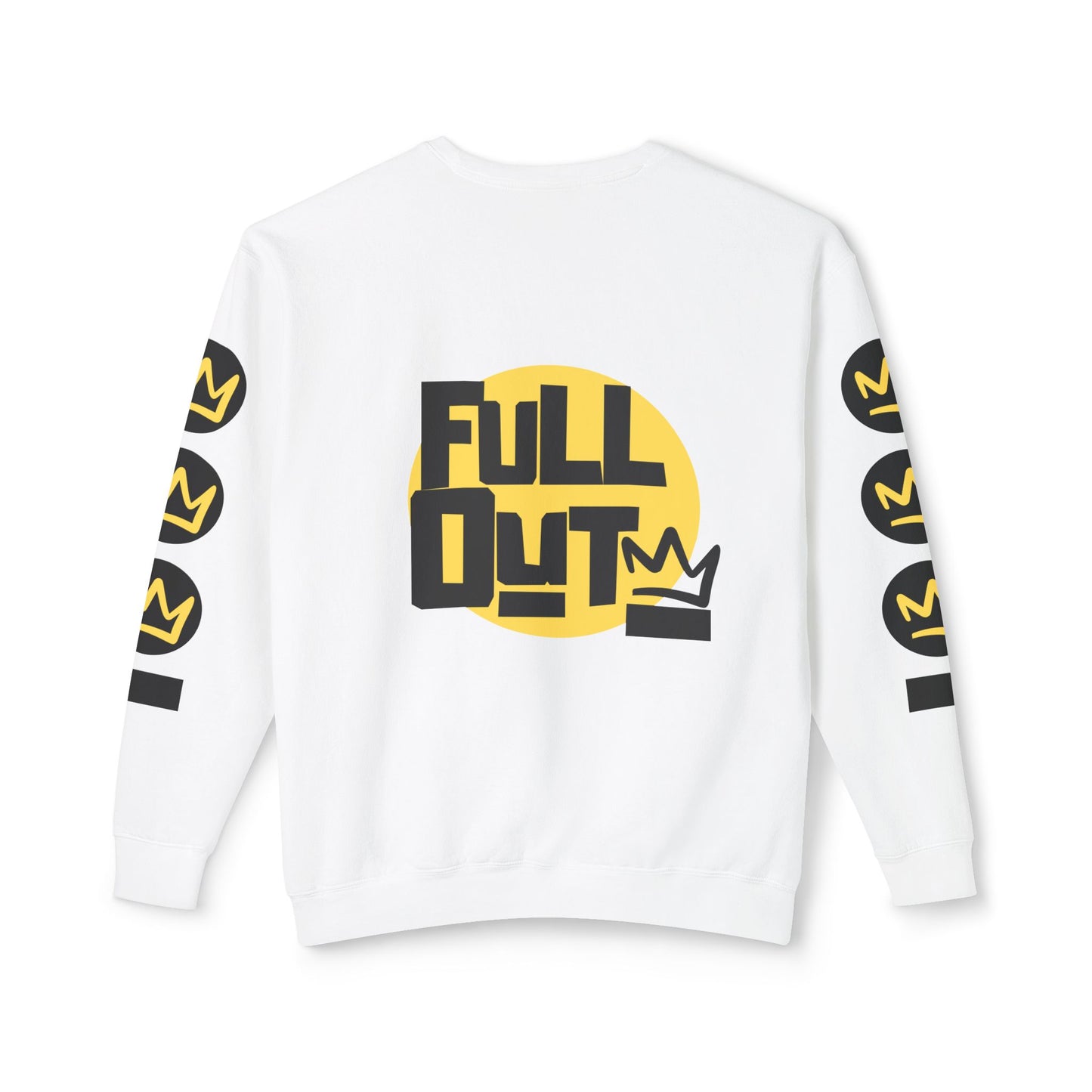 "Full Out" Lightweight Crewneck Sweatshirt – Unisex Streetwear Pullover from the Full Out Premium Collection