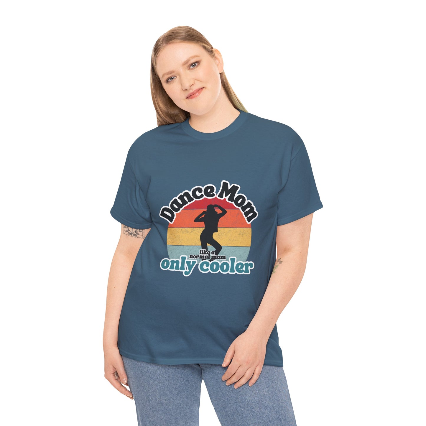 "Dance Mom" T-Shirt – Funny Retro Graphic Tee for Cool Moms | Unisex Heavy Cotton Tee