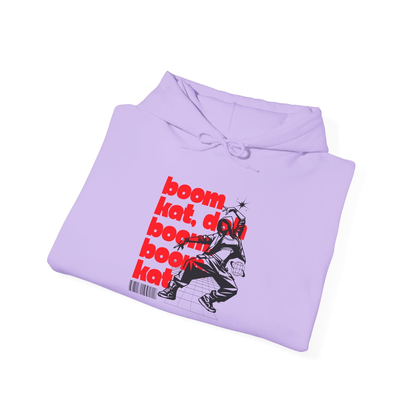 “Boom Kat” Hoodie – Unisex Hooded Sweatshirt with Bold Streetwear-Inspired Dance Graphic