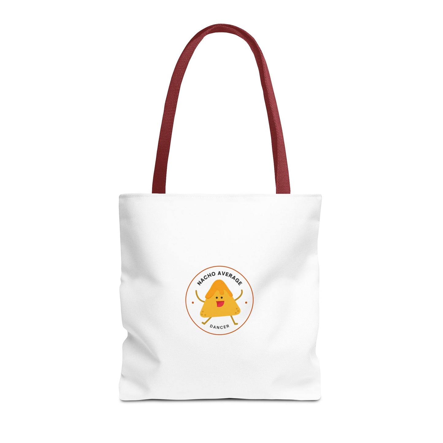 "Nacho Average Dancer" Canvas Tote Bag – Funny Kawaii Dance Tote with Nacho Graphic for Dancers & Dance Moms