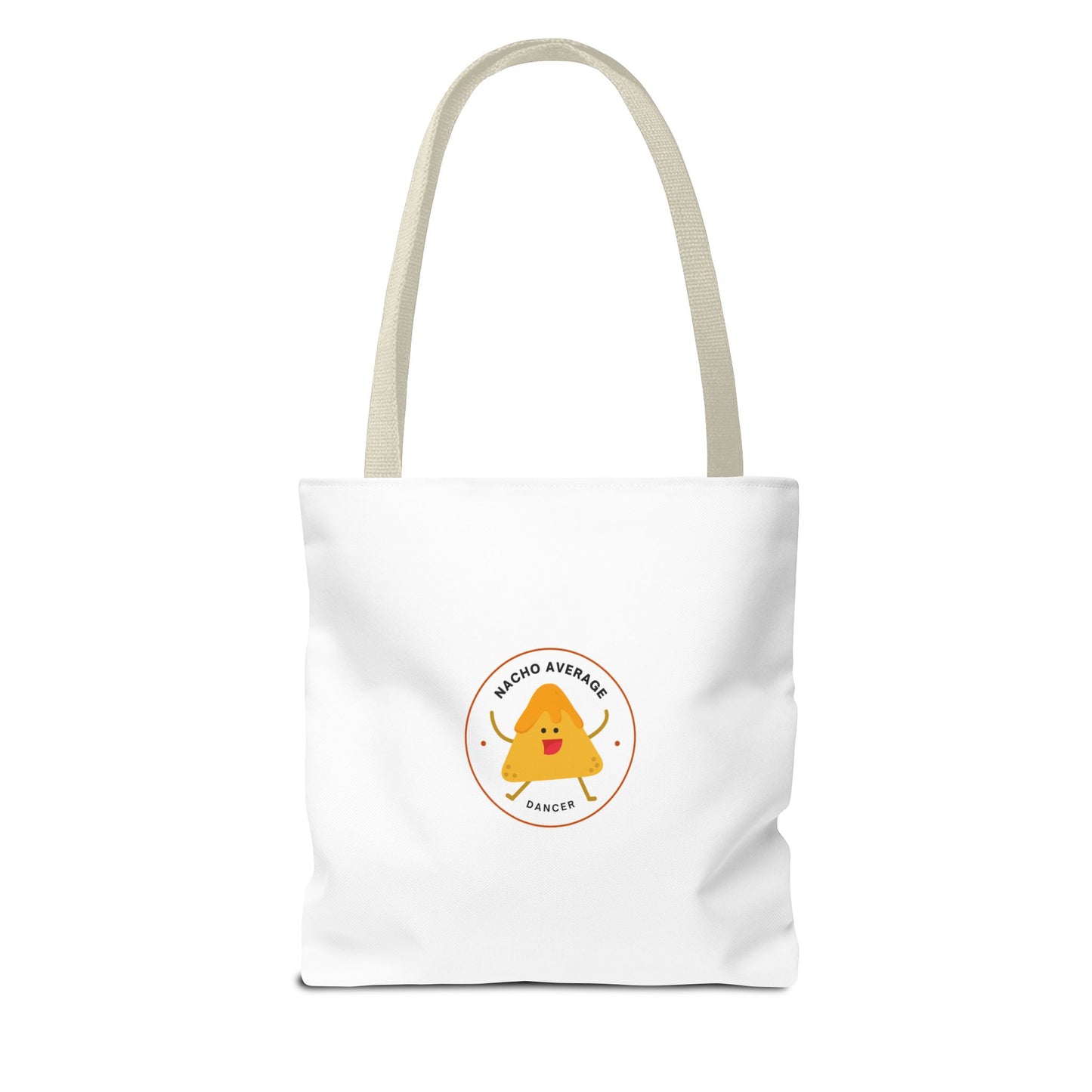 "Nacho Average Dancer" Canvas Tote Bag – Funny Kawaii Dance Tote with Nacho Graphic for Dancers & Dance Moms