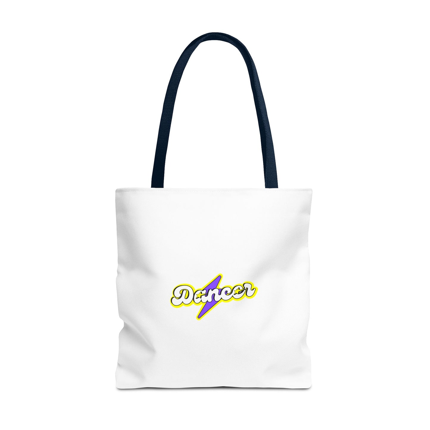 “Dancer” Superhero Graphic Canvas Tote Bag – Bold Dance Tote for Classes, Rehearsals & Everyday Use