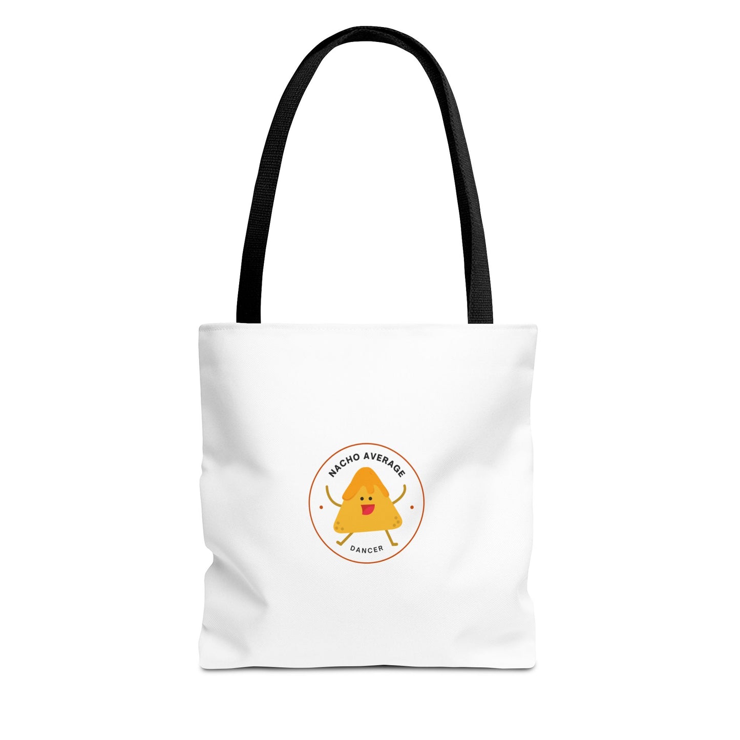 "Nacho Average Dancer" Canvas Tote Bag – Funny Kawaii Dance Tote with Nacho Graphic for Dancers & Dance Moms