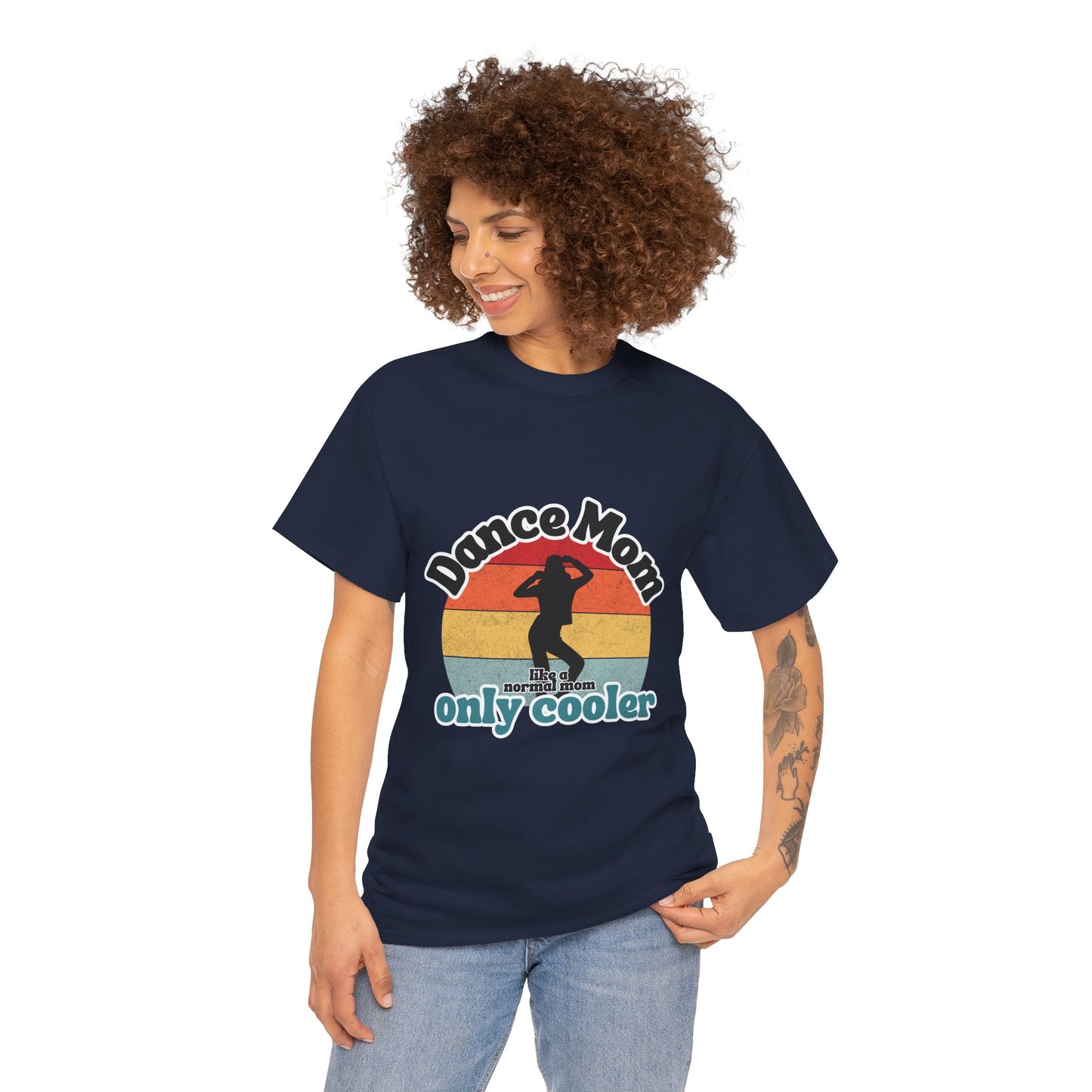 "Dance Mom" T-Shirt – Funny Retro Graphic Tee for Cool Moms | Unisex Heavy Cotton Tee