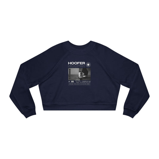“Hoofer” Tap Shoes Streetwear Graphic | Tap Dance Sweatshirt for Dancers & Enthusiasts - Women’s Cropped Sweatshirt