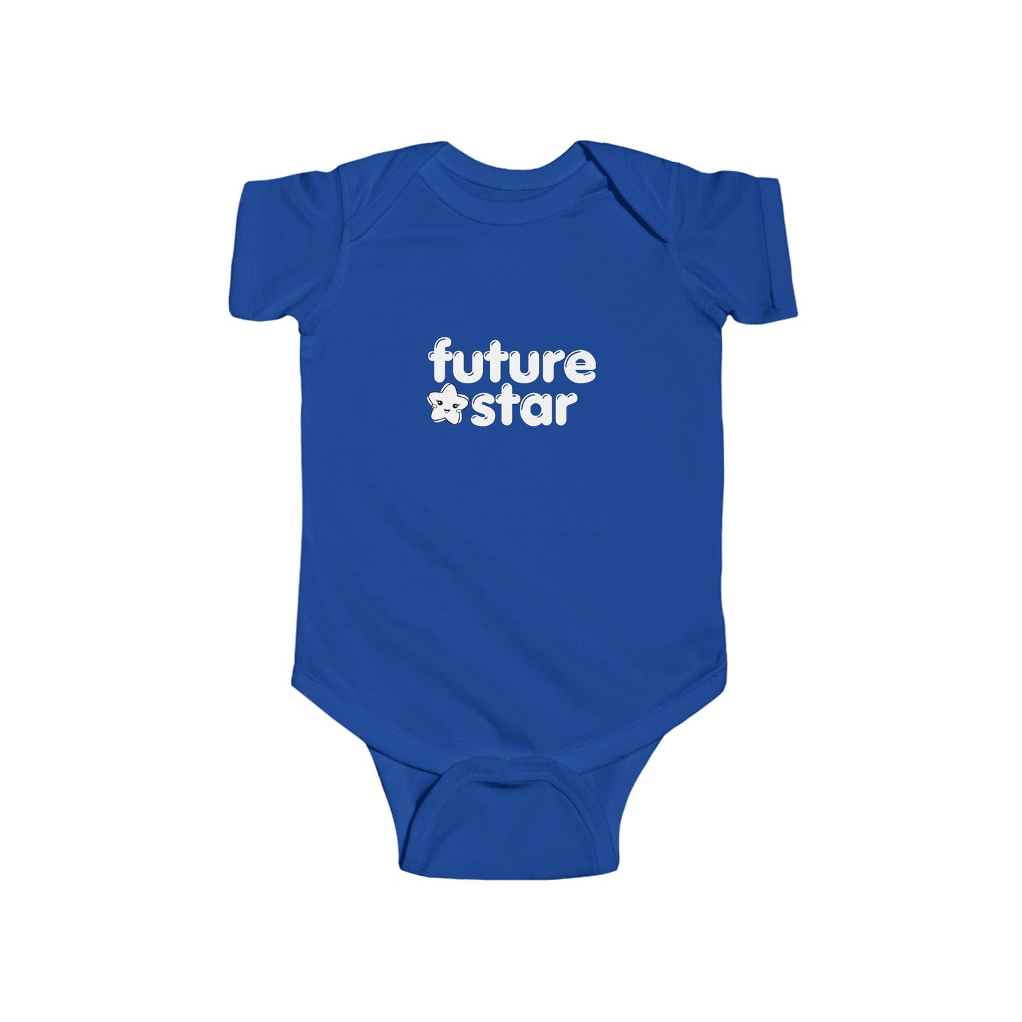"Future Star” Infant Short Sleeve Bodysuit - Cute Danced-Themed Baby One-Piece for Little Performers and Rising Stars