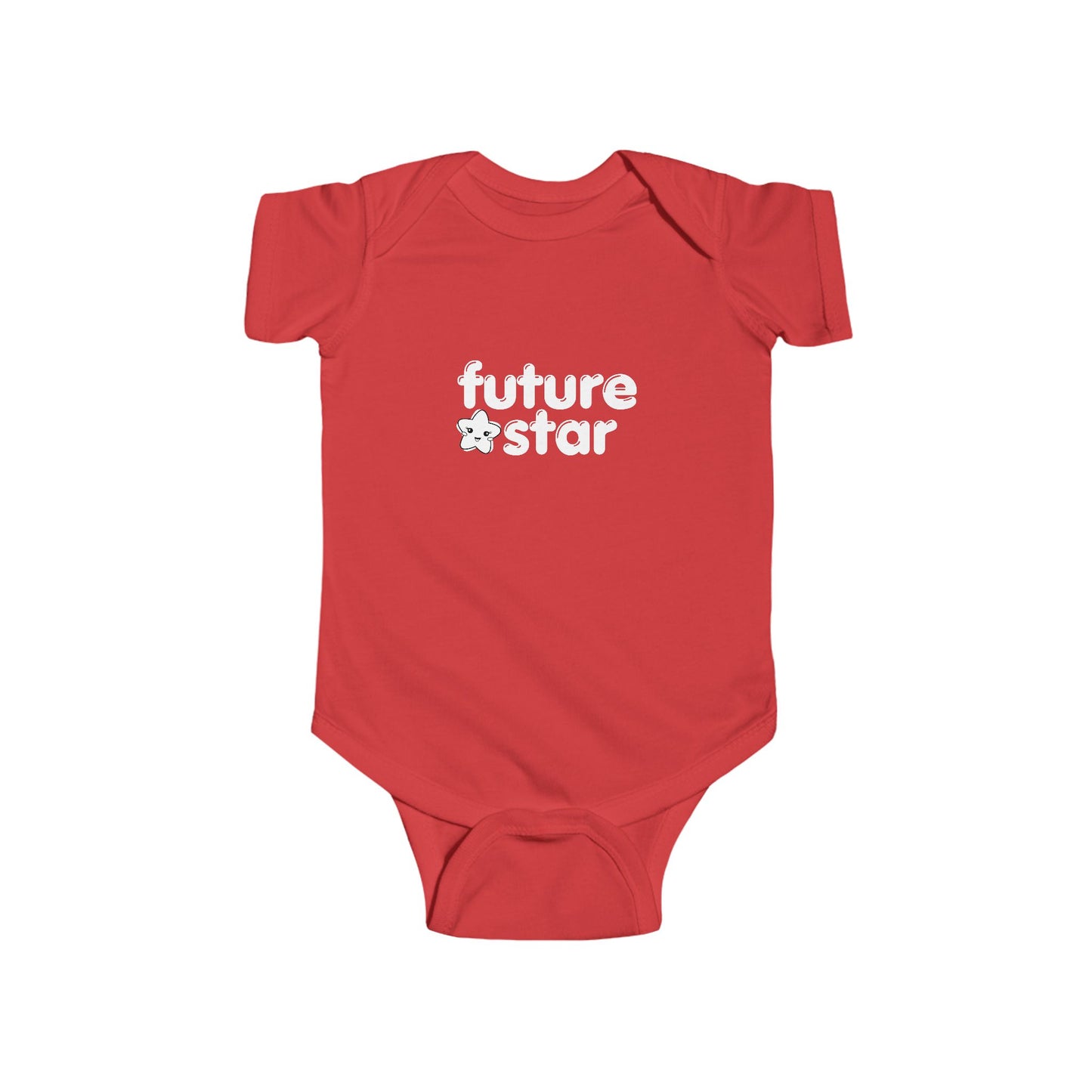 "Future Star” Infant Short Sleeve Bodysuit - Cute Danced-Themed Baby One-Piece for Little Performers and Rising Stars