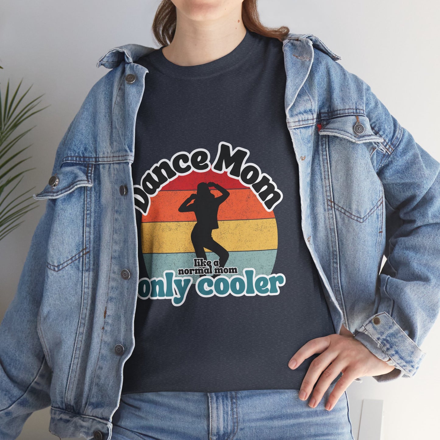 "Dance Mom" T-Shirt – Funny Retro Graphic Tee for Cool Moms | Unisex Heavy Cotton Tee