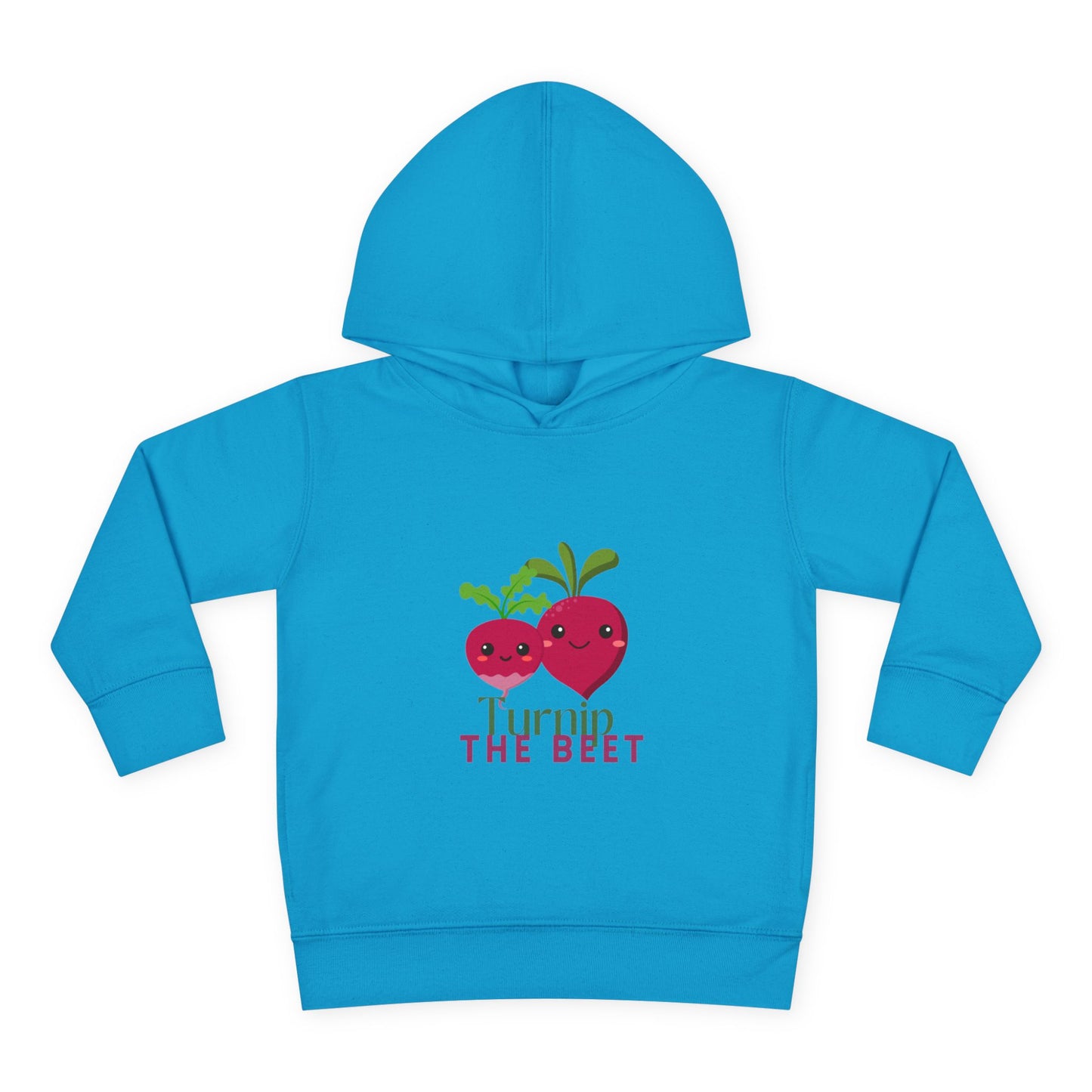 "Turnip the Beet "Toddler Pullover Hoodie – Cute Vegetable Dance Pun Graphic Fleece Sweatshirt for Kids