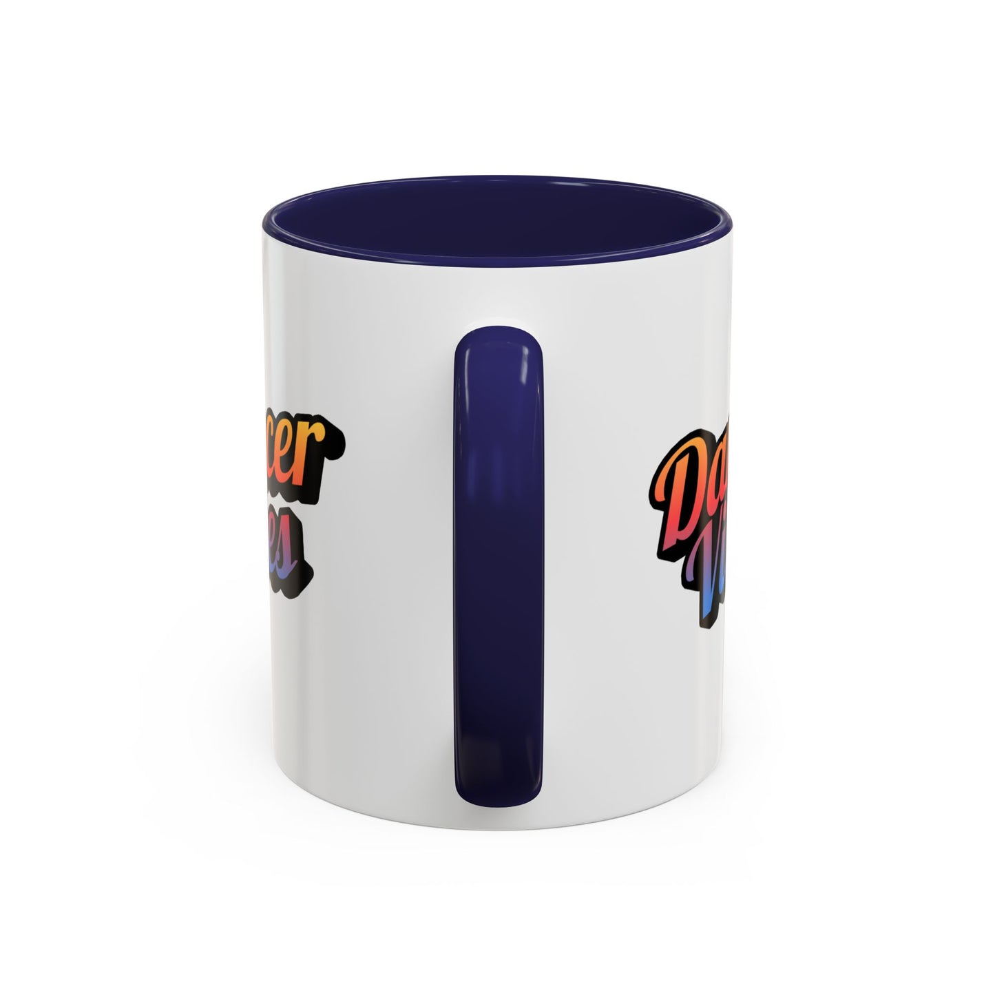 "Dancer Vibes" Accent Coffee Mug – Stylish Ceramic Mug for Dance Lovers and Performers