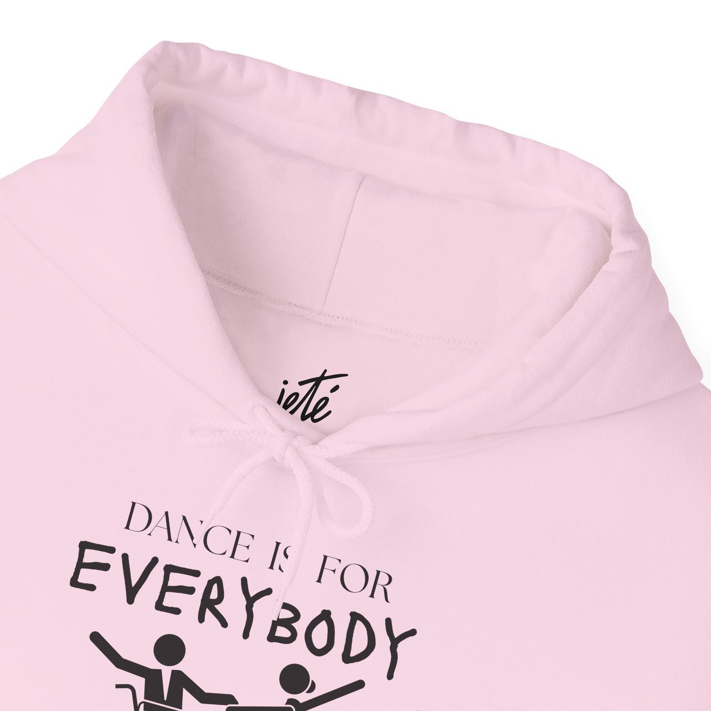 "Dance Is for Everybody" Unisex Hoodie – Inclusive Dance-Themed Hoodie for Teens and Adults with Personalization Option on Sleeve
