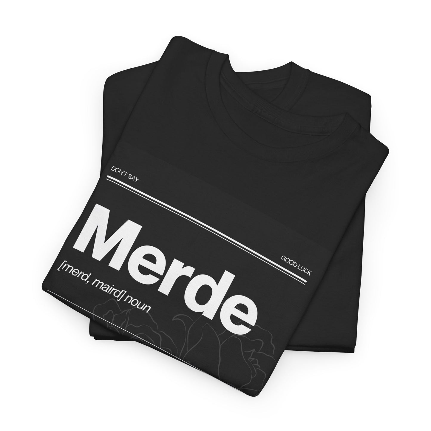 “Merde” Definition Tee – Unisex Heavy Cotton T-Shirt for Teens & Adults