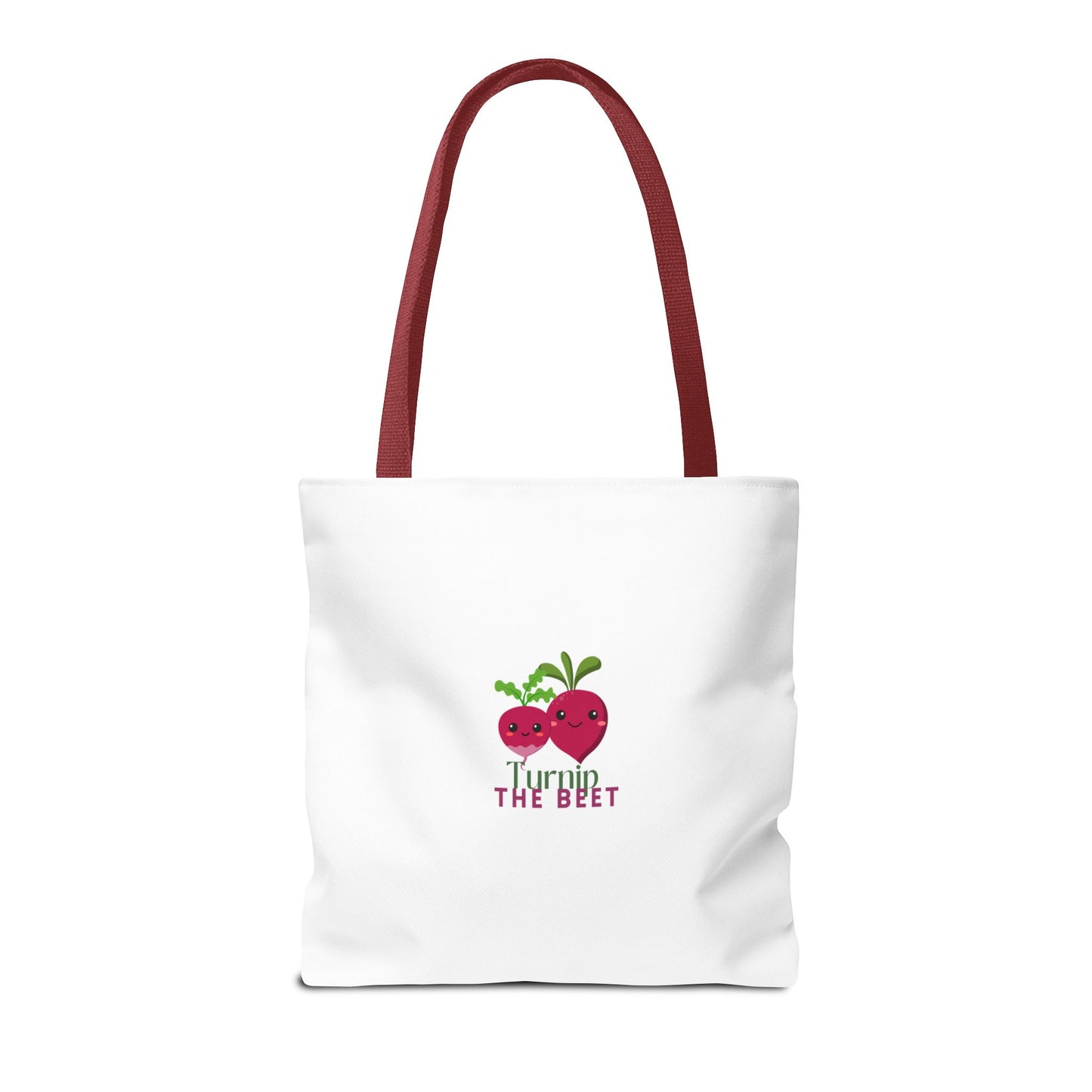 "Turnip the Beet" Canvas Tote Bag – Cute Veggie Graphic Dance-Themed Reusable Bag for Grocery Runs, Dance Class & Everyday Use