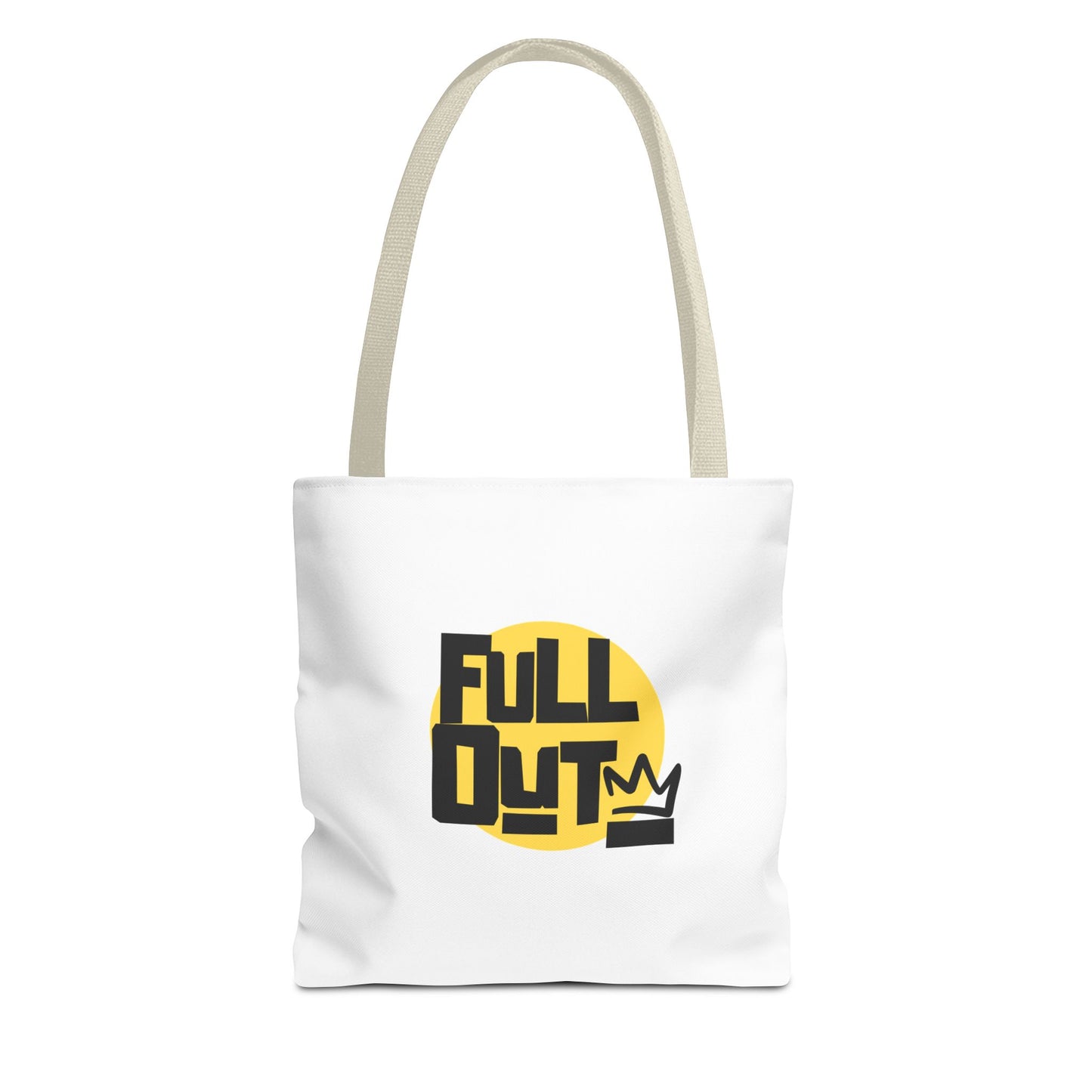 "Full Out" Dance Canvas Tote Bag – Streetwear-Inspired Graphic Dance Bag for Rehearsals, Classes & Everyday Use