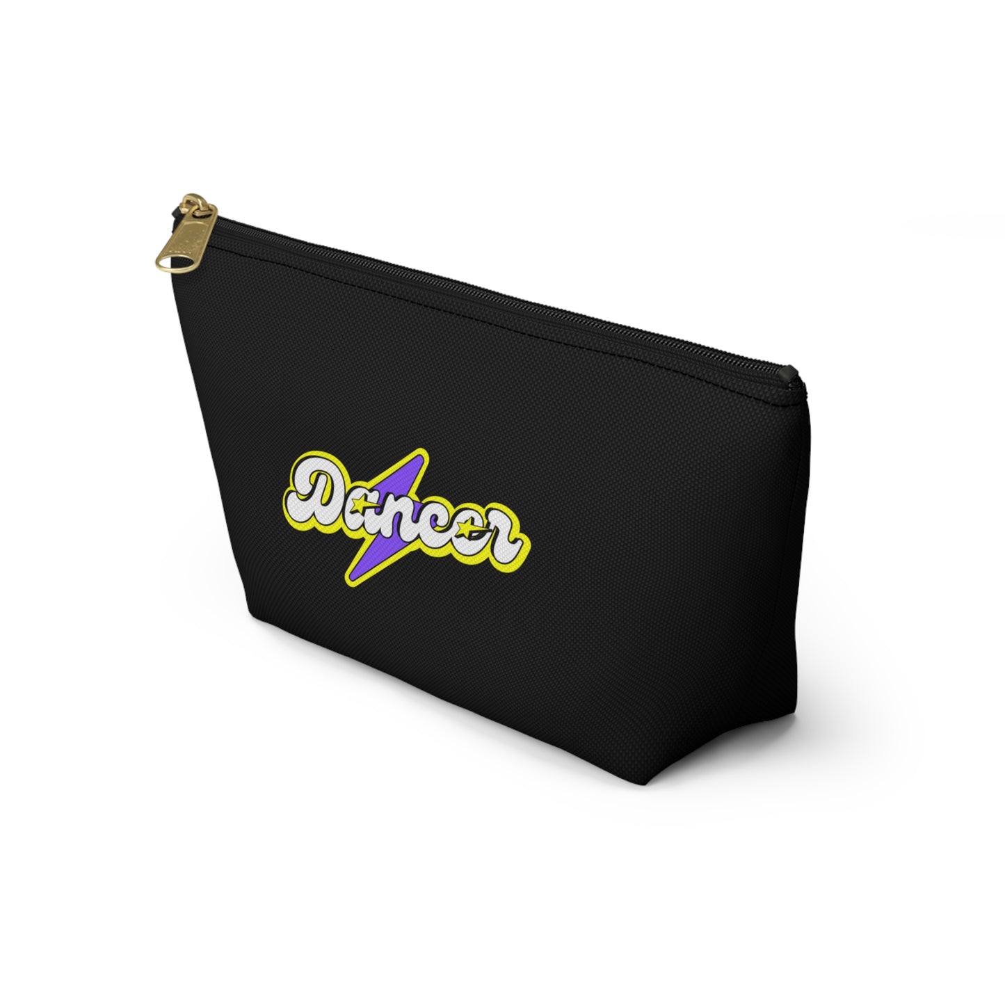 "Dancer" Makeup Bag – Superhero-Inspired Dance Graphic – Bold Dance-Themed Zipper Pouch for Cosmetics, Accessories & Everyday Essentials