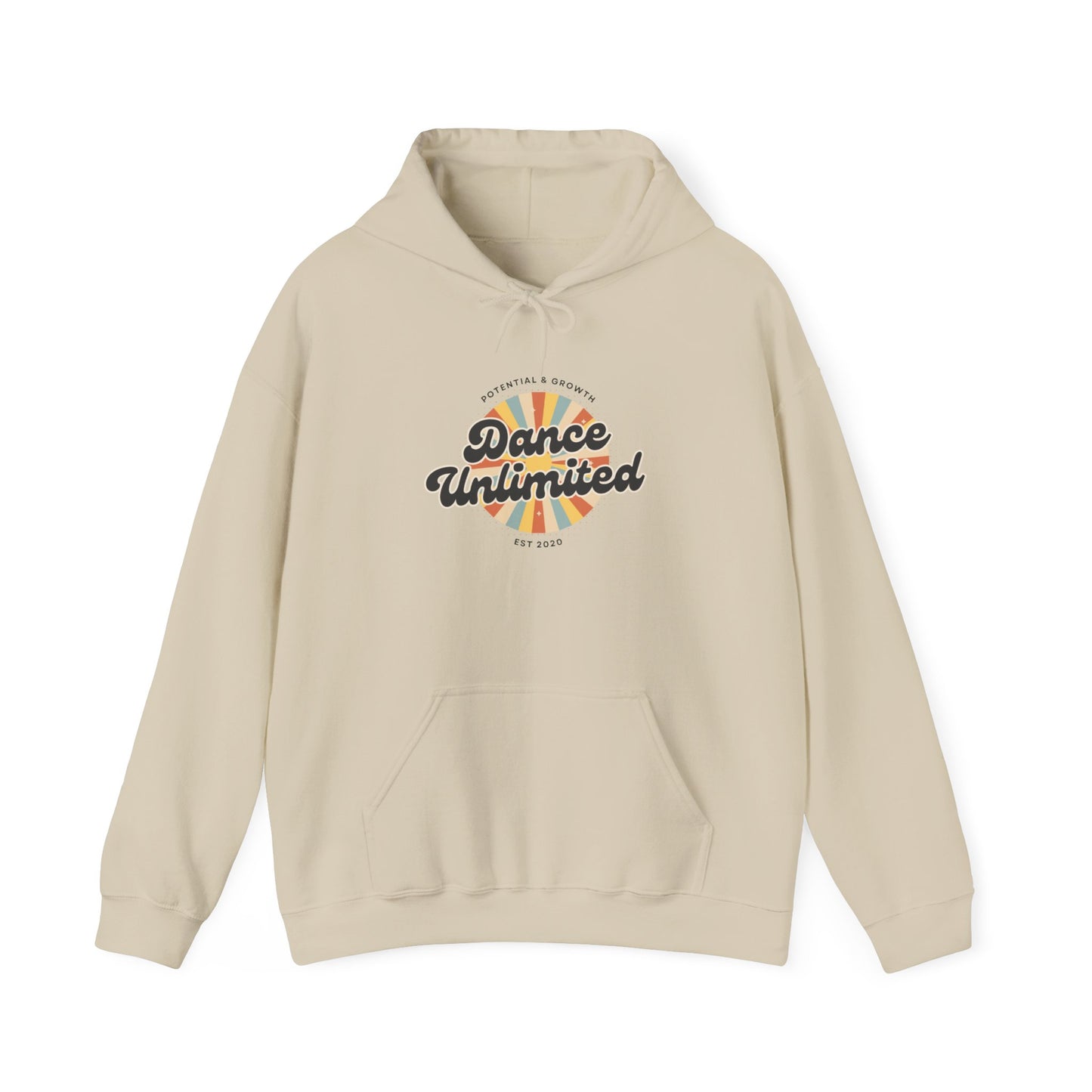 "Dance Unlimited – Potential & Growth" Retro Unisex Hoodie Dance-Inspired Sweatshirt