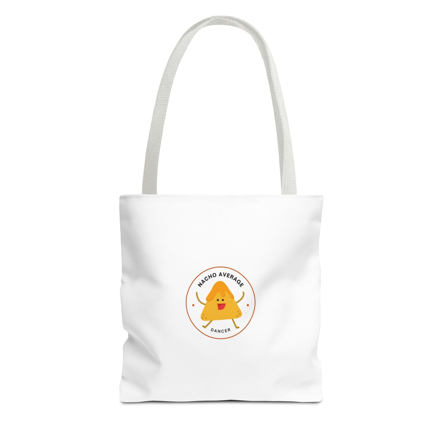 "Nacho Average Dancer" Canvas Tote Bag – Funny Kawaii Dance Tote with Nacho Graphic for Dancers & Dance Moms