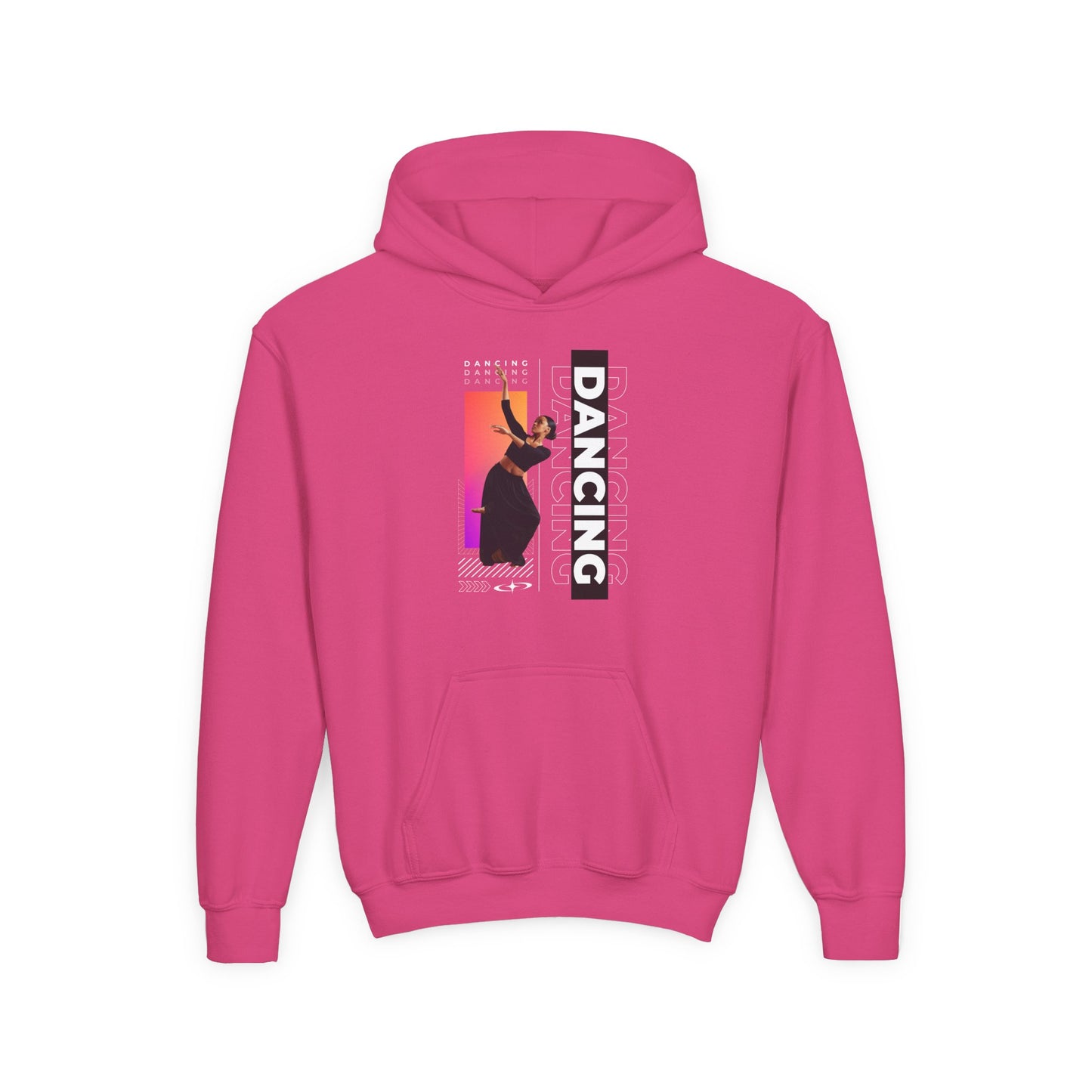 “Dancing” Female Dancer Streetwear Graphic | Unisex Youth Hoodie – Dance Hoodie for Kids & Young Performers
