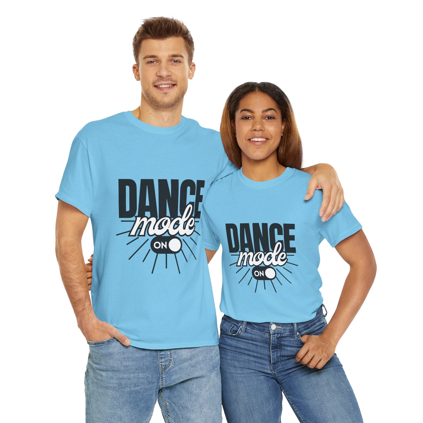 Dance Mode: On Unisex Heavy Cotton T-Shirt – Dance-Inspired Graphic Tee for Adults & Kids