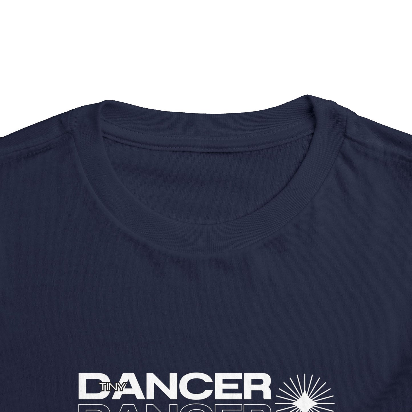 “Tiny Dancer" Toddler Short Sleeve T-Shirt – Streetwear-Inspired Ballet Class Graphic Tee for Kids