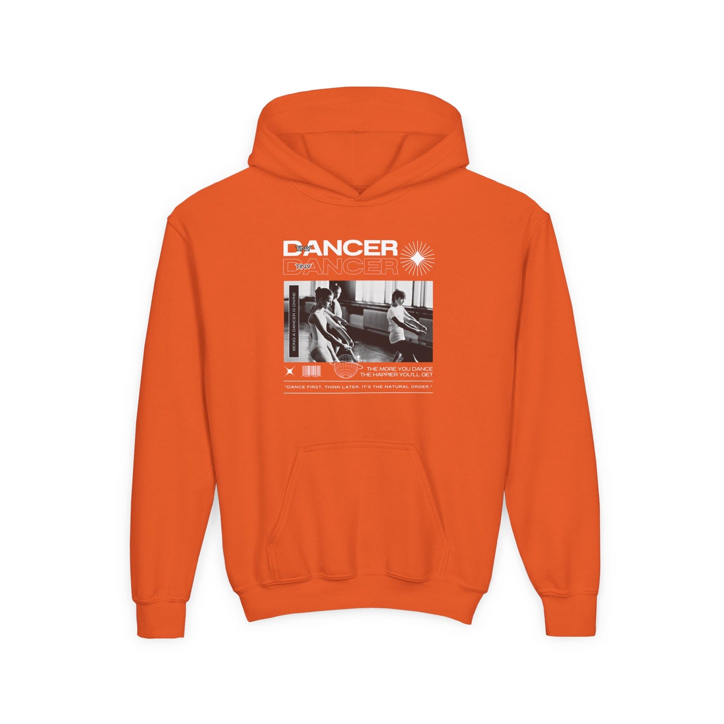 “Dancer” Young Ballet Class Graphic | Unisex Youth Hoodie – Streetwear-Inspired Ballet Dance Hoodie for Kids & Aspiring Dancers