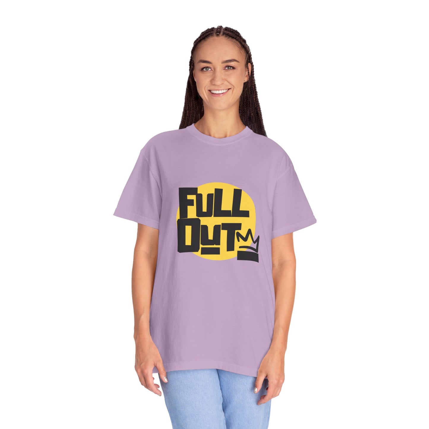 "Full Out" Unisex Garment-Dyed T-Shirt – Bold Streetwear-Inspired Dance Graphic Tee – Performance Shirt for Dancers & Hip Hop Enthusiasts