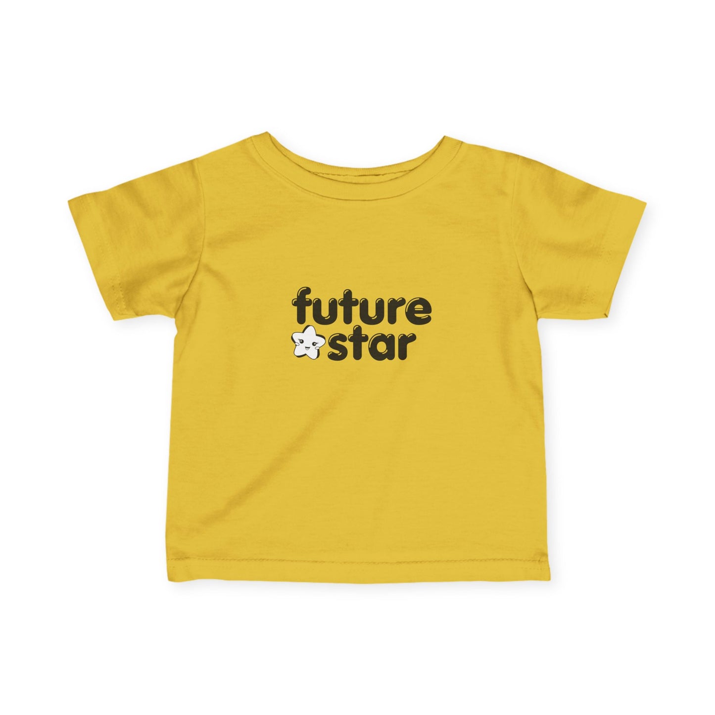 “Future Star” Infant Fine Jersey Tee – Cute Dance-Themed Baby T-Shirt for Little Performers and Rising Stars