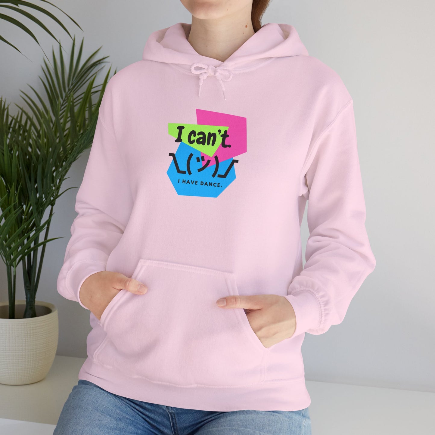 "I Can’t. I Have Dance." Unisex Hooded Sweatshirt – Retro 80s Emoji Graphic Hoodie for Dancers | Jeté Dance-Inspired Loungewear