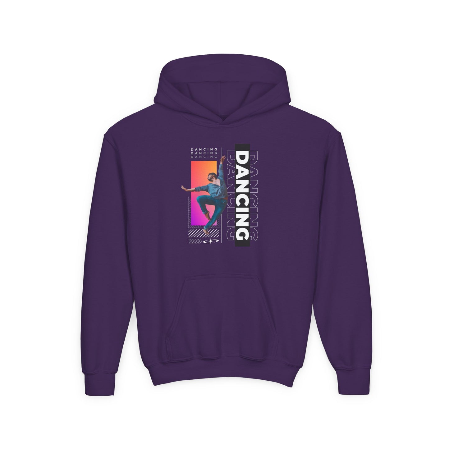 “Dancing” Male Dancer Streetwear Graphic | Unisex Youth Hoodie – Dance Hoodie for Kids & Young Performers