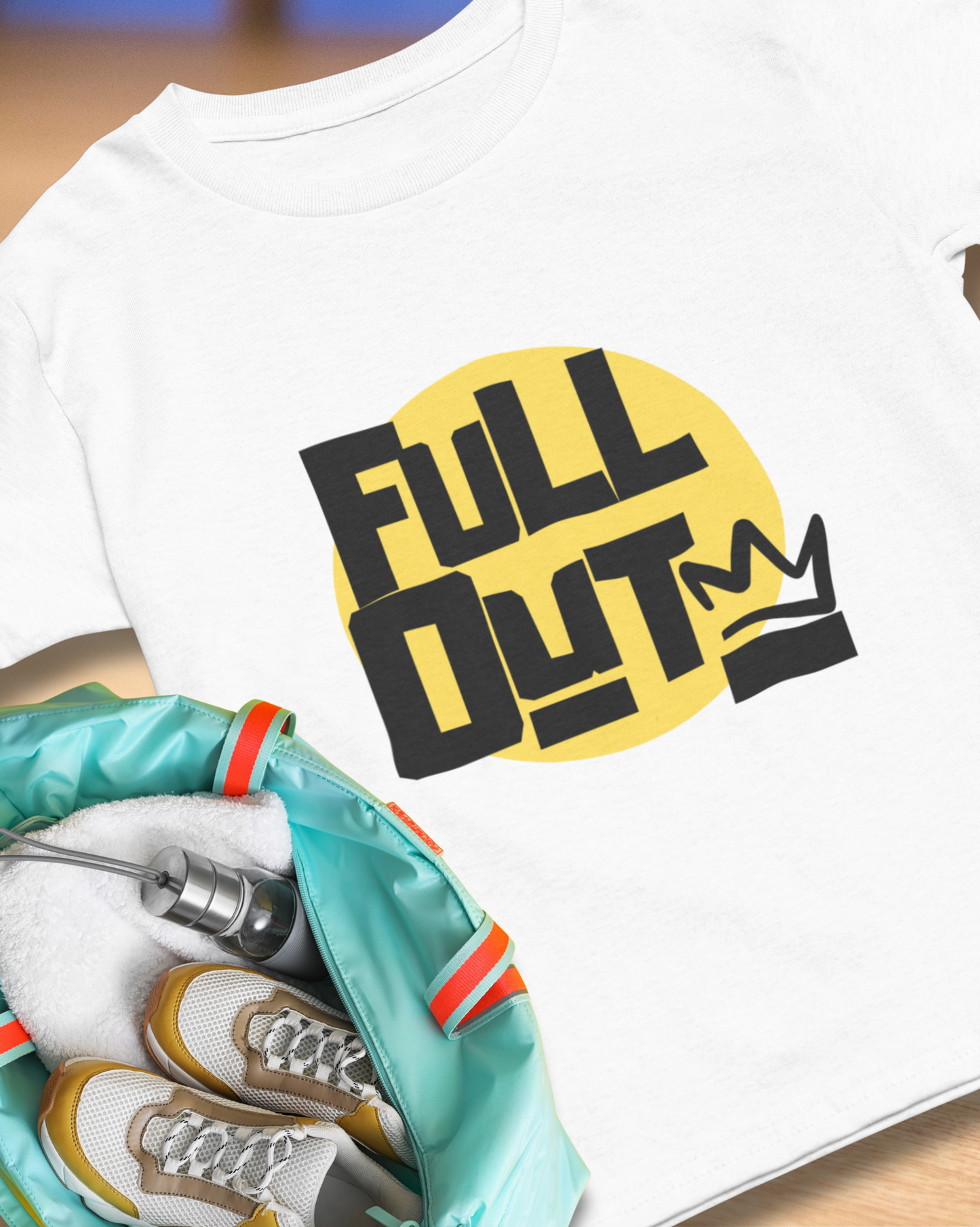 "Full Out" Unisex Garment-Dyed T-Shirt – Bold Streetwear-Inspired Dance Graphic Tee – Performance Shirt for Dancers & Hip Hop Enthusiasts