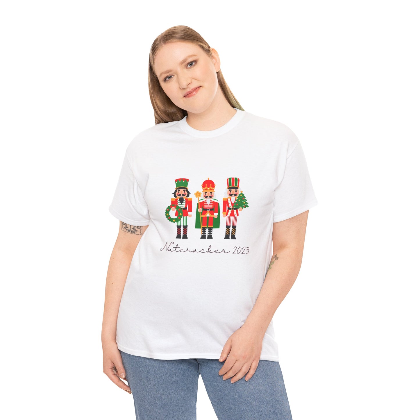 “Nutcracker 2025”  ADULT T-shirt – Unisex Heavy Blend Cotton Tee | Ballet Holiday Dance T-shirt for Dancers
