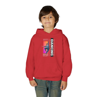 “Dancing” Male Dancer Streetwear Graphic | Unisex Youth Hoodie – Dance Hoodie for Kids & Young Performers