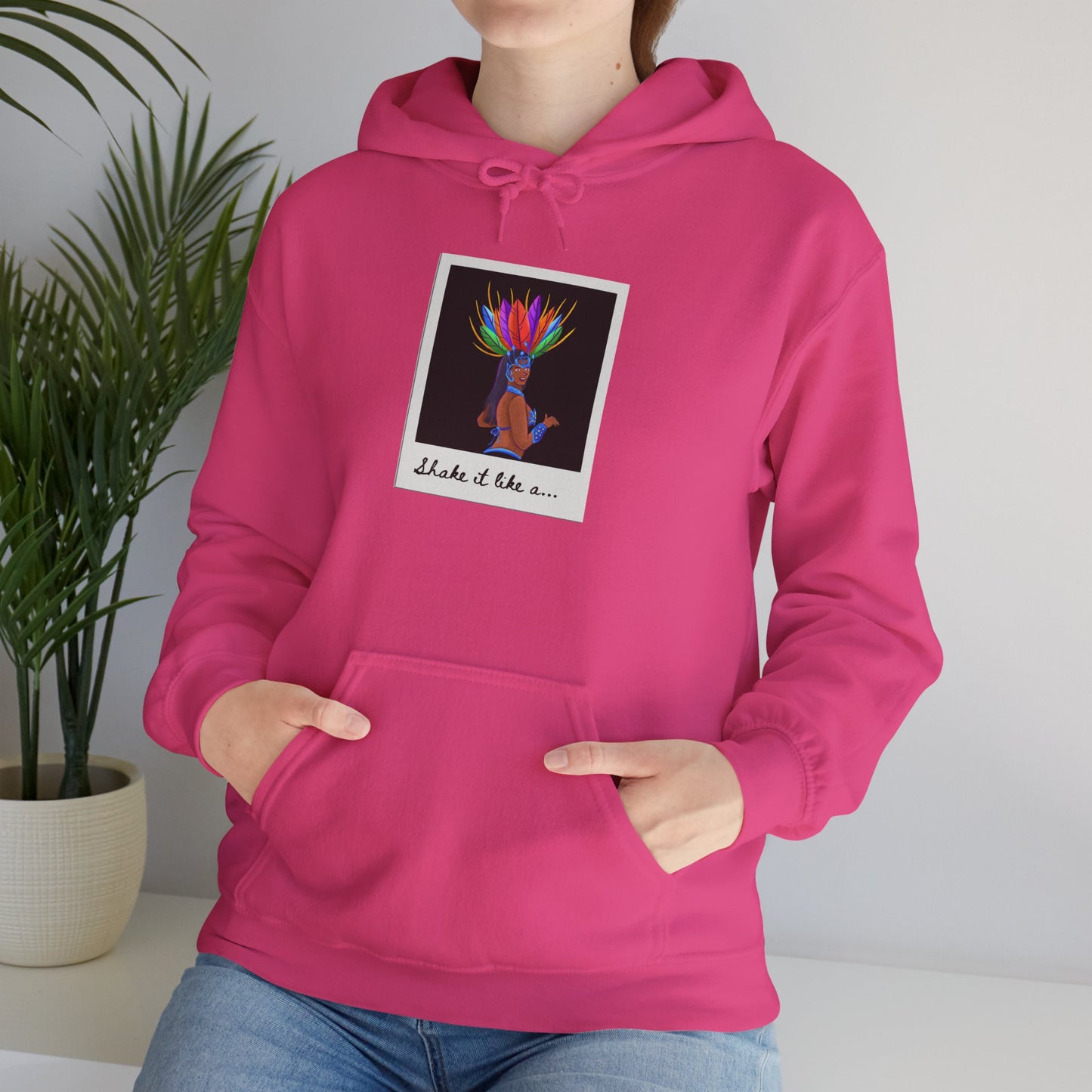 "Shake It Like a... Samba Dancer" Unisex Dance Hoodie – Carnival-Inspired Graphic Sweatshirt