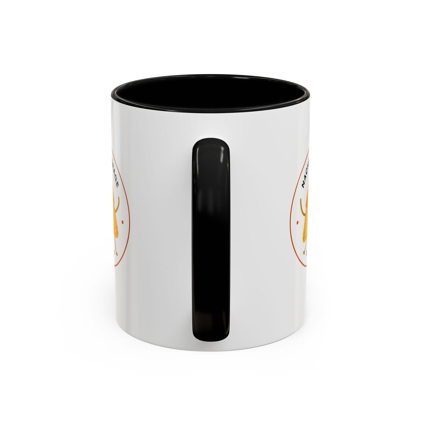 "Nacho Average Dancer" Accent Coffee Mug – Funny Dance Pun Ceramic Mug with Nacho Graphic for Dancers