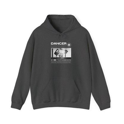 “Dancer” Breakdancer Streetwear Graphic | Hip-Hop Dance Hoodie for Urban Style & Comfort - Unisex Heavy Blend™ Hooded Sweatshirt