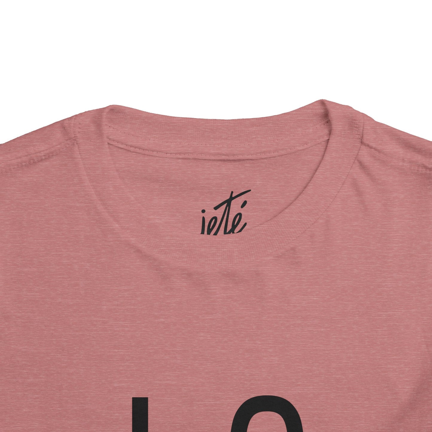 "LOVE Dance" Toddler Short Sleeve Tee – Script Letter Graphic Dance Lover T-Shirt