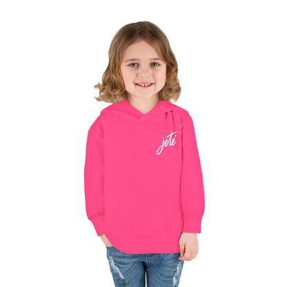 “Jeté” Official  Logo | Ballet & Dance Hoodie for Kids & Young Dance Enthusiasts - Toddler Pullover Hoodie