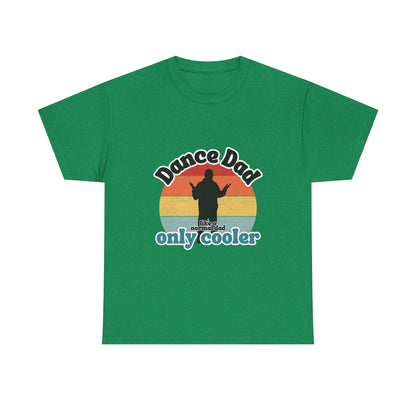 "Dance Dad" Unisex Heavy Cotton Tee – Funny Retro Dance Shirt for Cool Dads