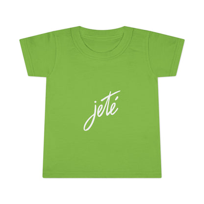 “Jeté” Official Logo | Ballet & Dance T-Shirt for Toddlers & Young Dance Enthusiasts - Toddler Short Sleeve Tee