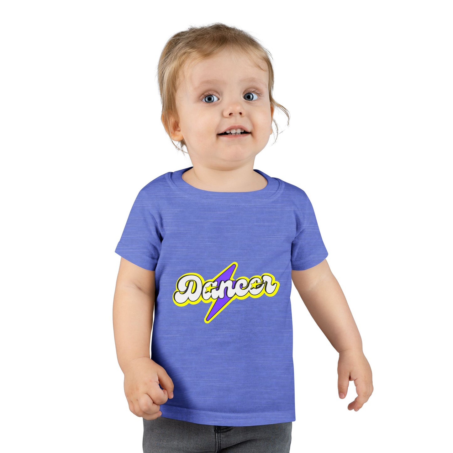 "Dancer" Toddler Dance T-Shirt – Bold Superhero-Inspired Short Sleeve Tee for Kids