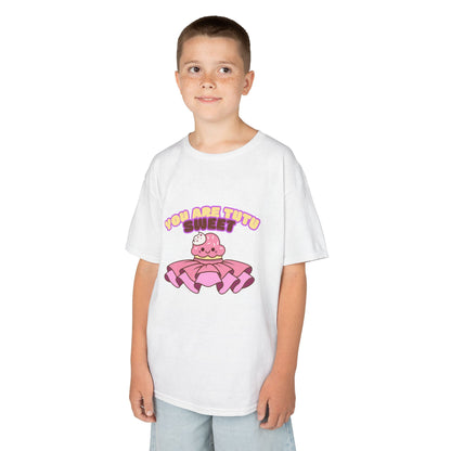 "You Are Tutu Sweet" Youth Short Sleeve Tee – Kawaii Cupcake in Tutu Graphic Dance Shirt for Kids and Ballet Lovers