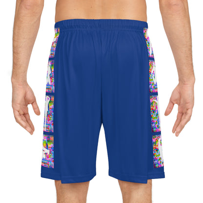 Levels Premium Collection, Vibrant Basketball Shorts, Dancer Shorts, Athletic Wear, Summer Fashion, Men's Activewear, Gift for Dancers