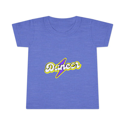 "Dancer" Toddler Dance T-Shirt – Bold Superhero-Inspired Short Sleeve Tee for Kids